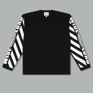 Wide Load Long Sleeve Tee. Jet Black.