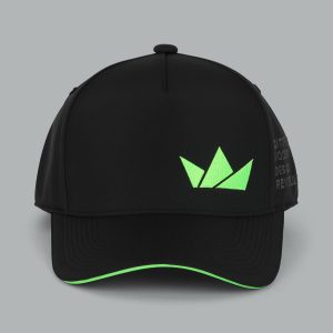 Crown Logo Cap. Neon Green.