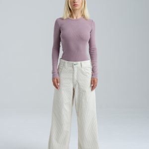 W1179 Easy Wide Pipes. 23". 4 Wale Corduroy. Tofu.
