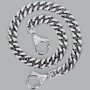 Oversized Stainless Steel Pocket Chain